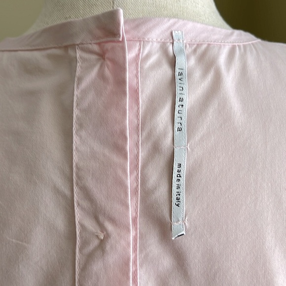 NWOT Laviniaturra - Bell Sleeve Crop Blouse - Italian Lux Tailoring - 42 / US 6 - Picture 8 of 10